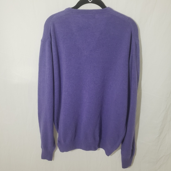 Zara Mens Wool Purple Sweater XL - Picture 5 of 5